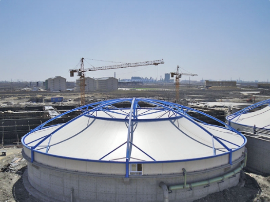揭阳市污水池加盖膜结构遮阳篷 - 哪里好