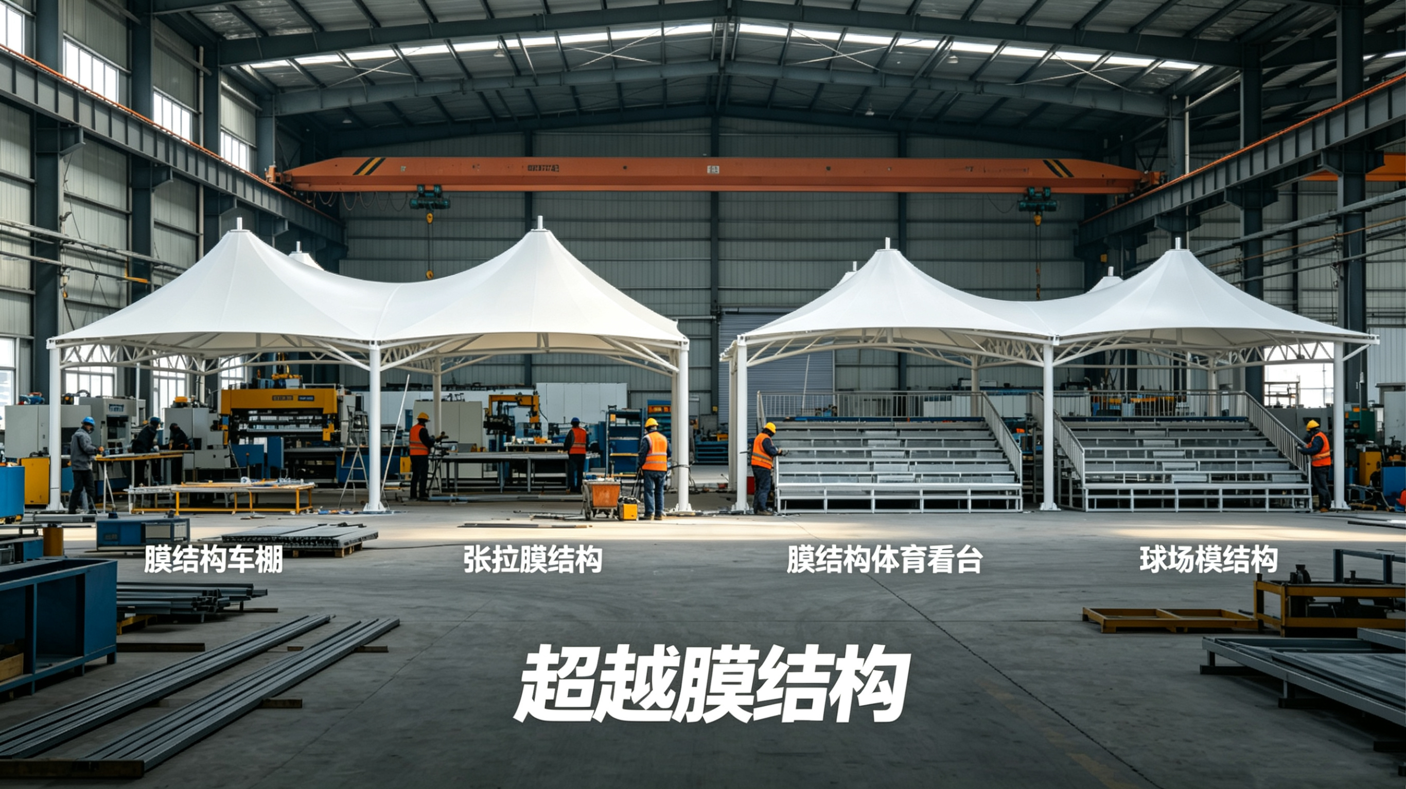揭阳市膜结构工程膜结构遮阳篷 - 厂家
